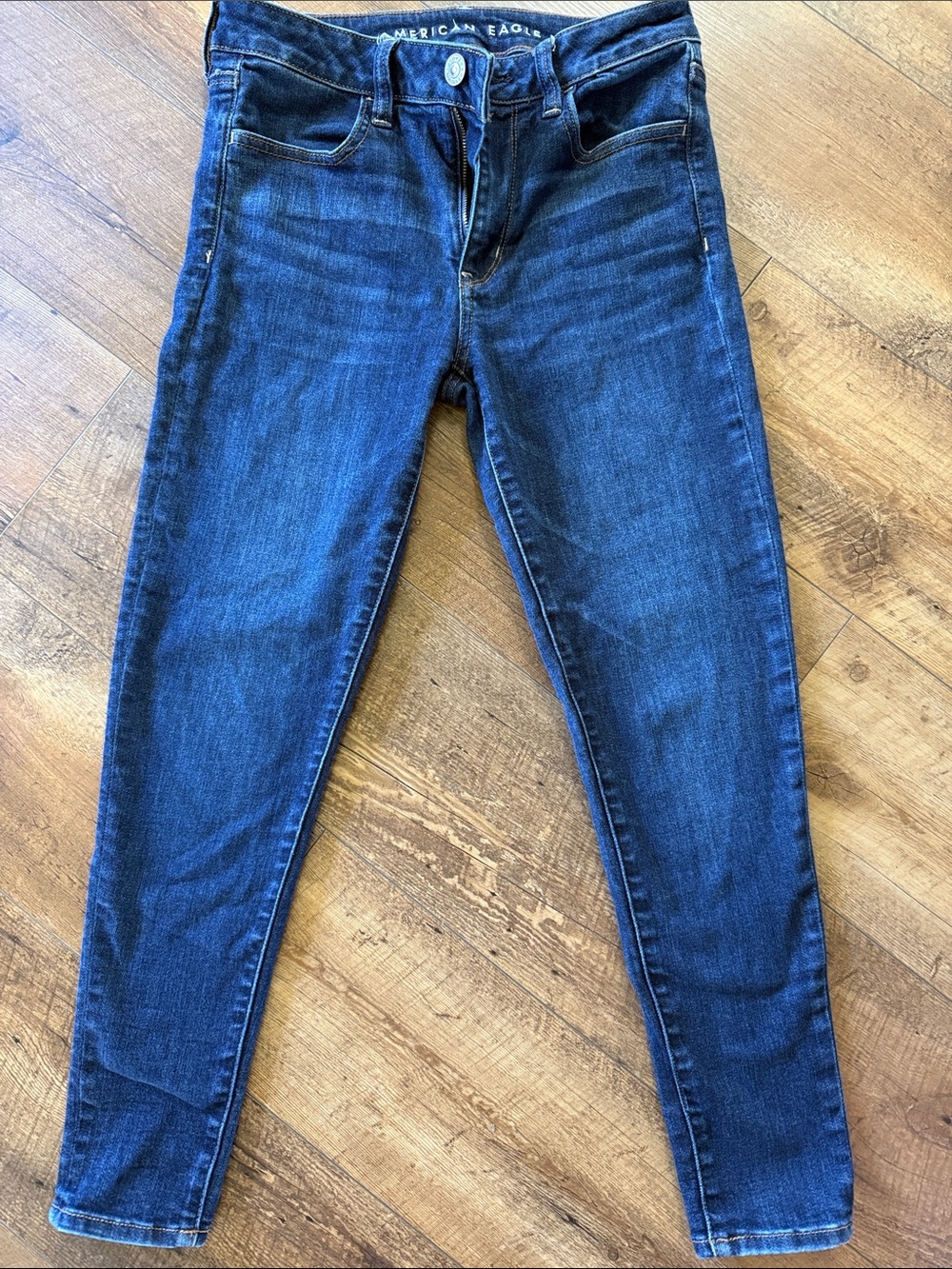American Eagle Outfitters Women's Indigo Skinny Jeans 6 Short